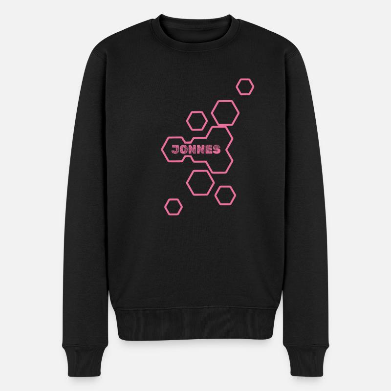 Nom Jonnes - Pull Premium bio Homme - noir