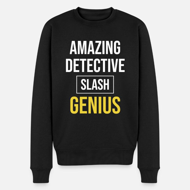 Brooklyn nine nine B99 Amazing Detective / Genius - Pull Premium bio Homme - noir