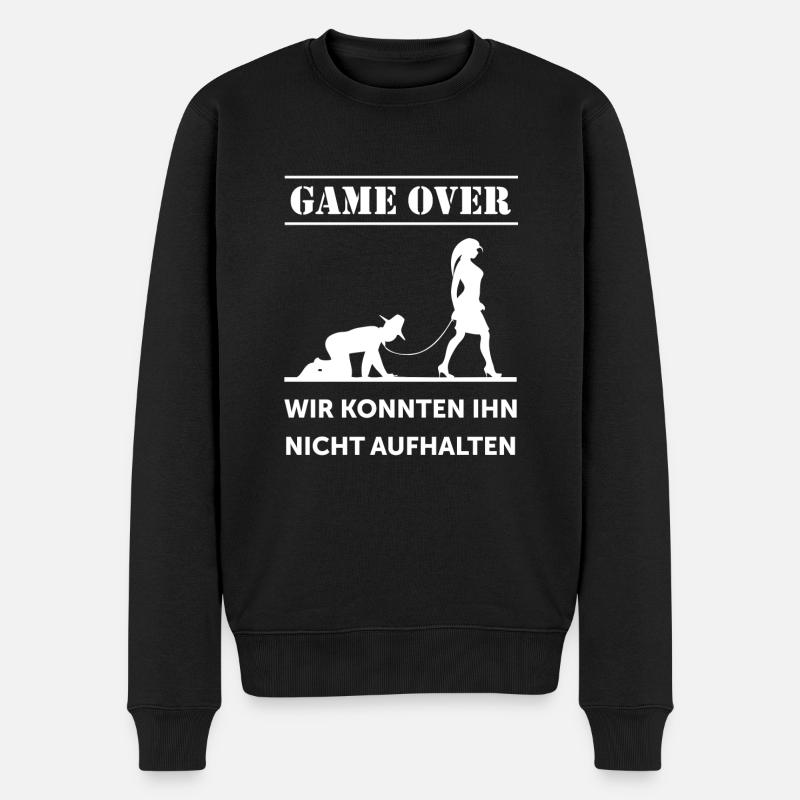 JGA - Game Over Wir konnten Ihn nicht aufhalten - Männer Premium Bio Pullover - Schwarz