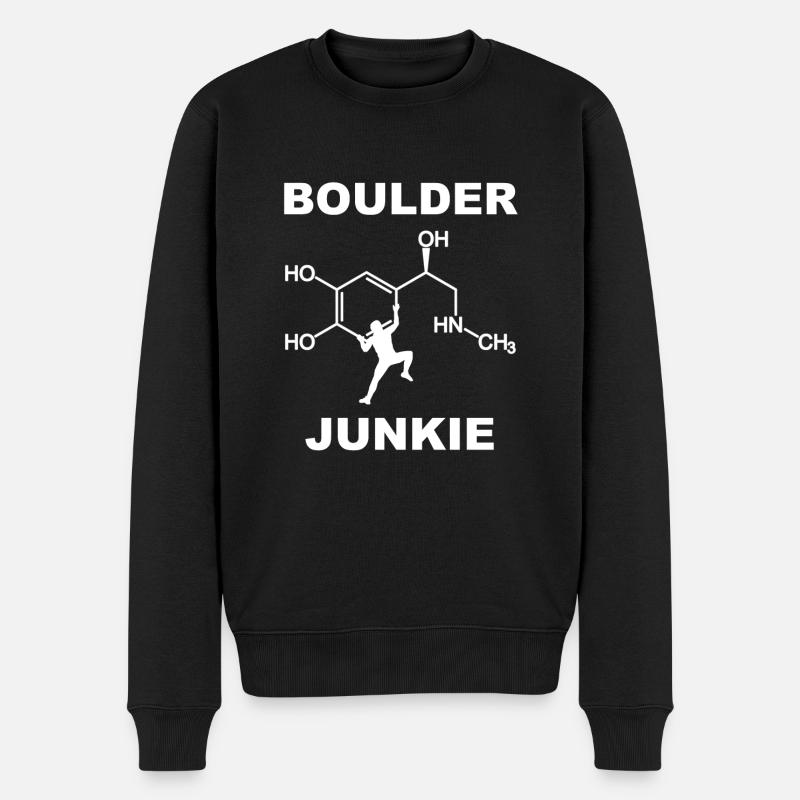 bouldering - Pull Premium bio Homme - noir