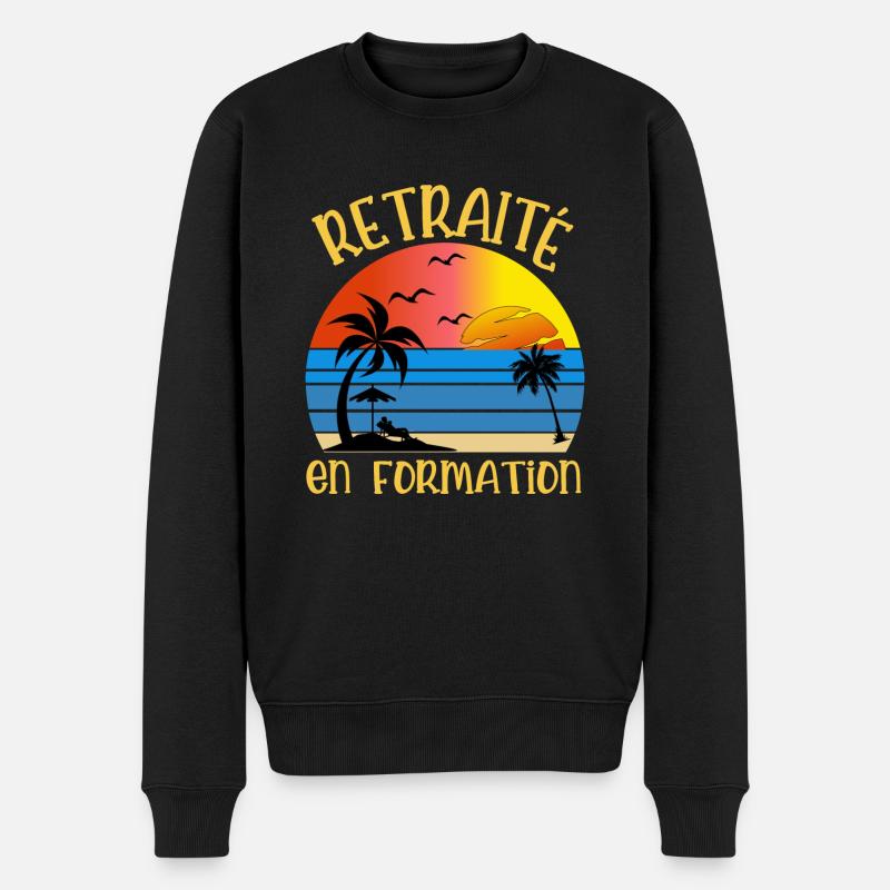 retraité en formation - Pull Premium bio Homme - noir