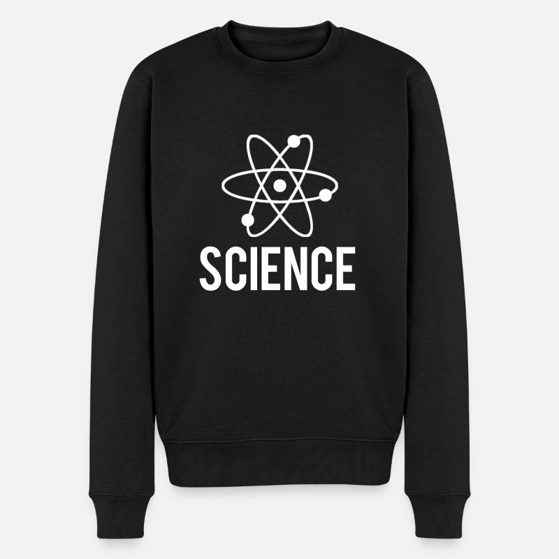 SCIENCE - Pull Premium bio Homme - noir