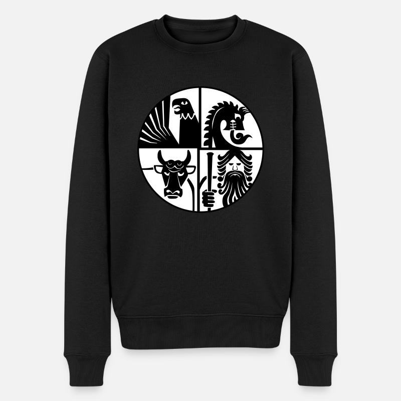 Pièce nordique - Pull Premium bio Homme - noir