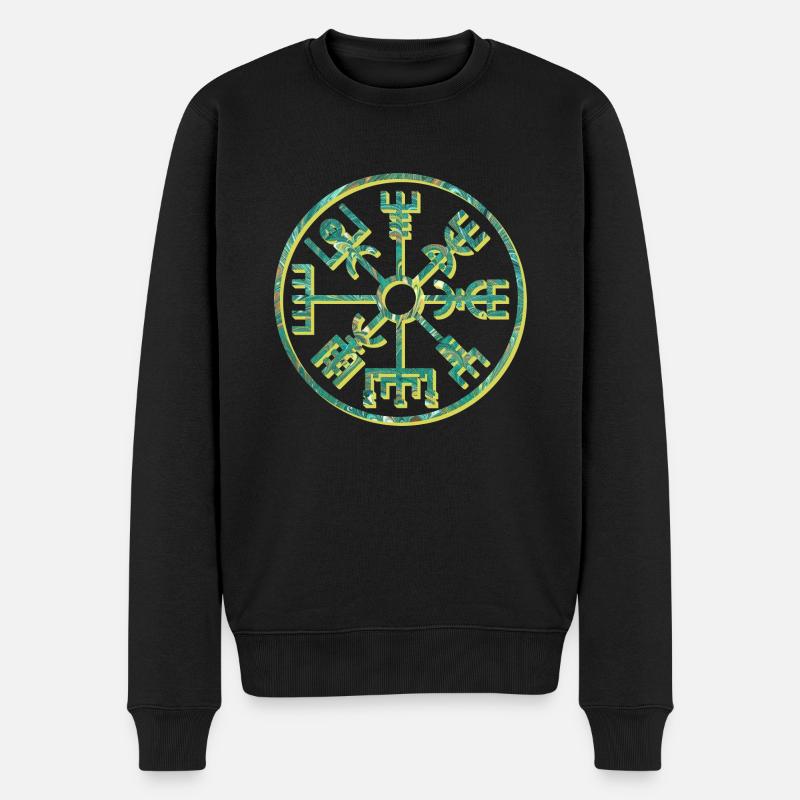 vegvisir e 71 - Pull Premium bio Homme - noir