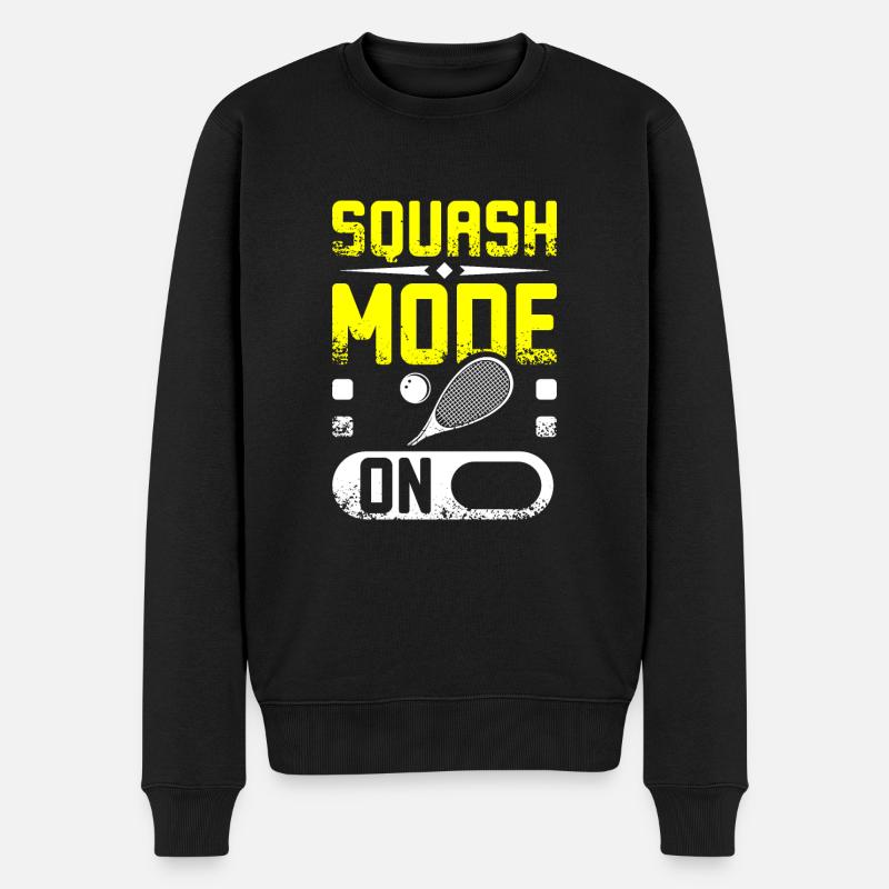 Mode Squash activé - Pull Premium bio Homme - noir