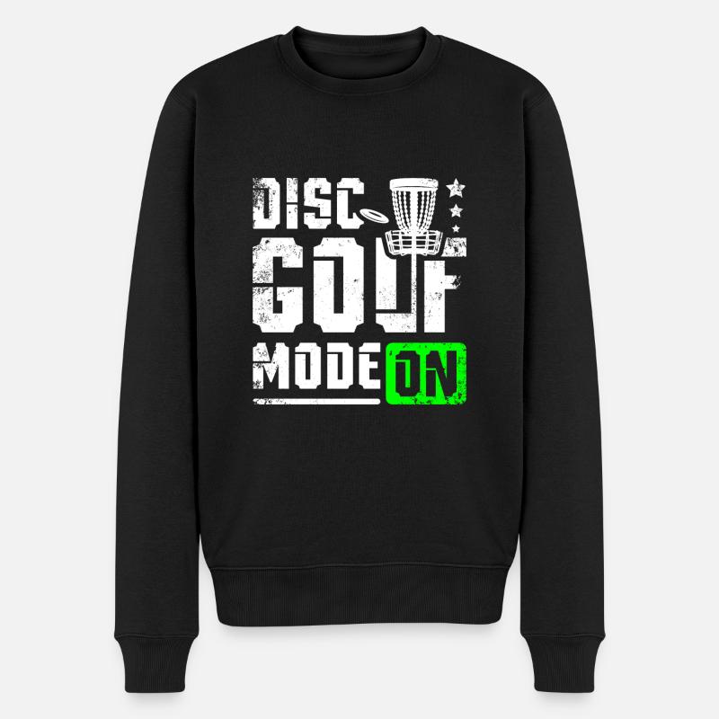 Disques golf mode sur - Pull Premium bio Homme - noir