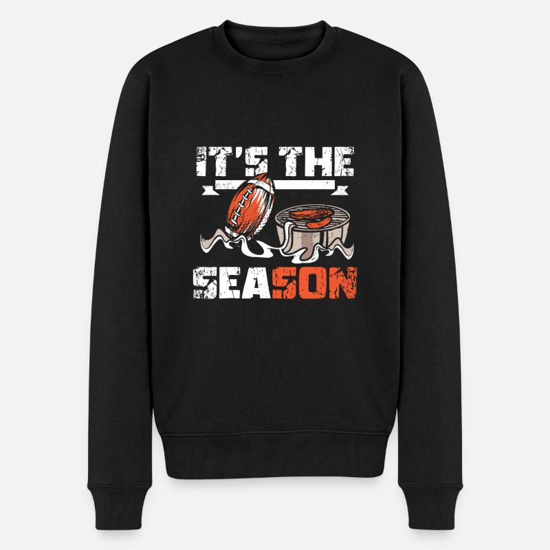 Tailgate It's the season - Männer Premium Bio Pullover - Schwarz