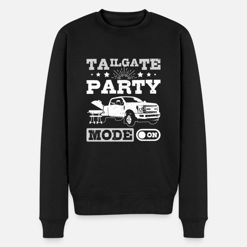 Tailgate party mode on - Men's Premium Organic Jumper - black