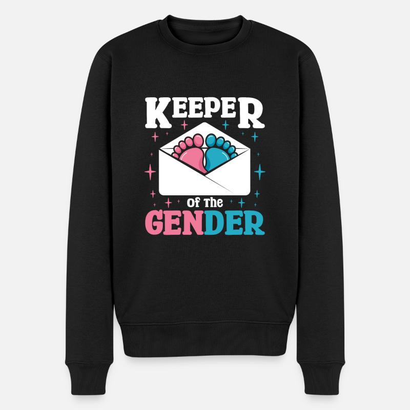 Keeper of the gender - Männer Premium Bio Pullover - Schwarz