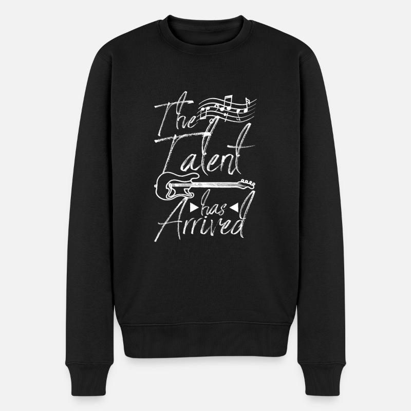 Le talent est arrivé bassiste - Pull Premium bio Homme - noir