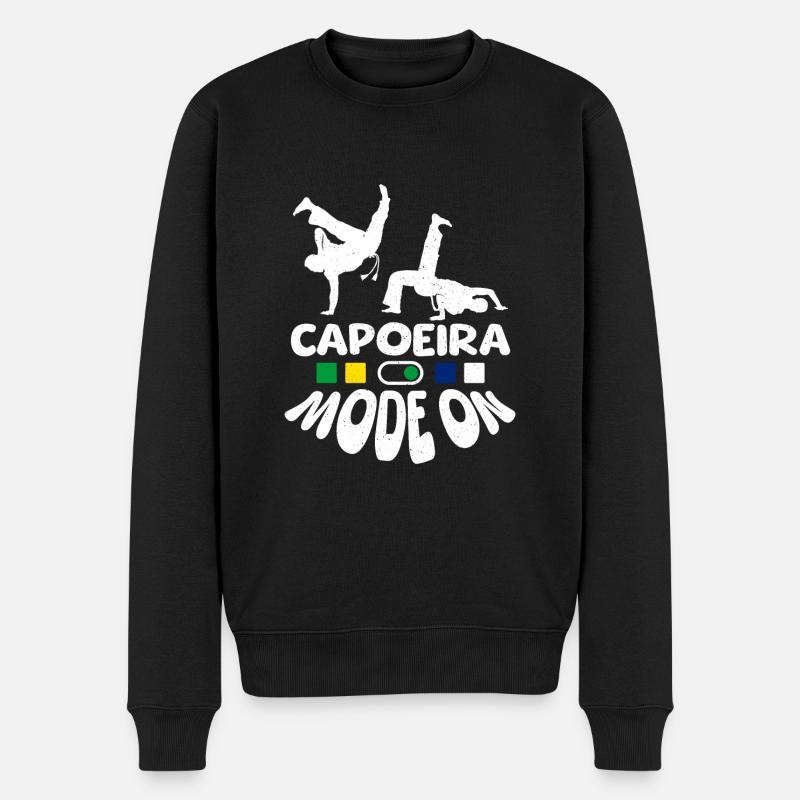 Mode capoeira activé - Pull Premium bio Homme - noir