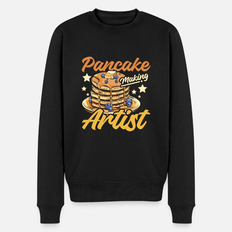 Artiste crêperie - Pull Premium bio Homme - noir