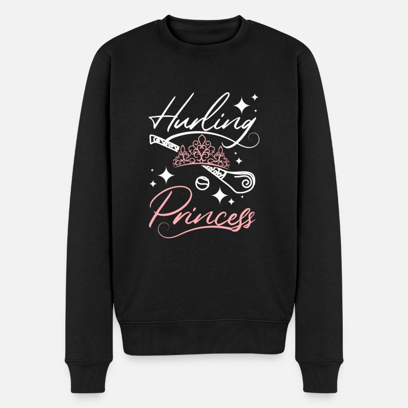 Fille Hurling Princesse - Pull Premium bio Homme - noir
