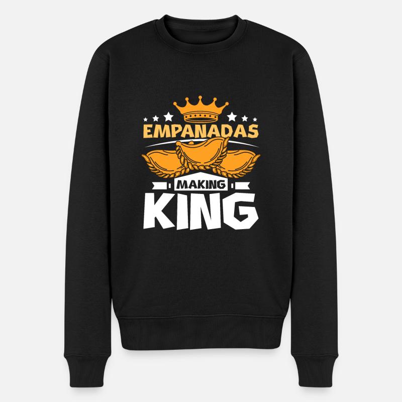 Empanadas faisant roi - Pull Premium bio Homme - noir