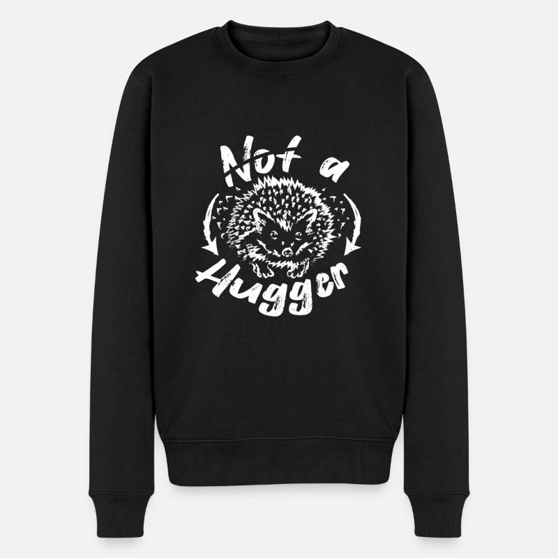 Pas un hérisson câlin - Pull Premium bio Homme - noir