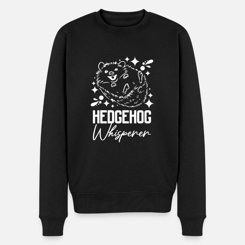 Chuchoteur de hérisson - Pull Premium bio Homme - noir