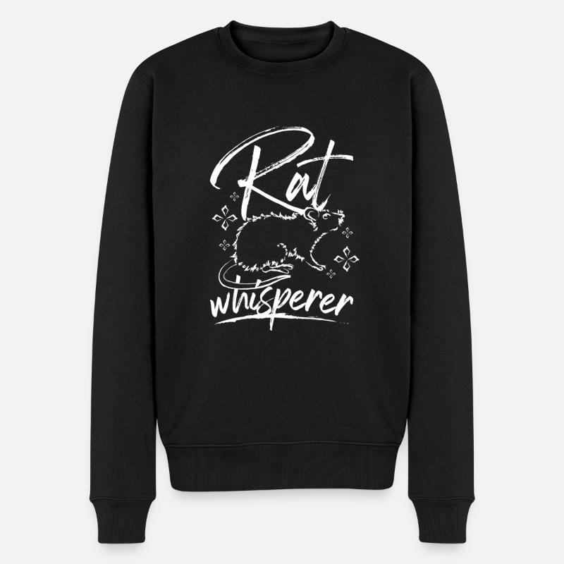 Chuchoteur de rats - Pull Premium bio Homme - noir