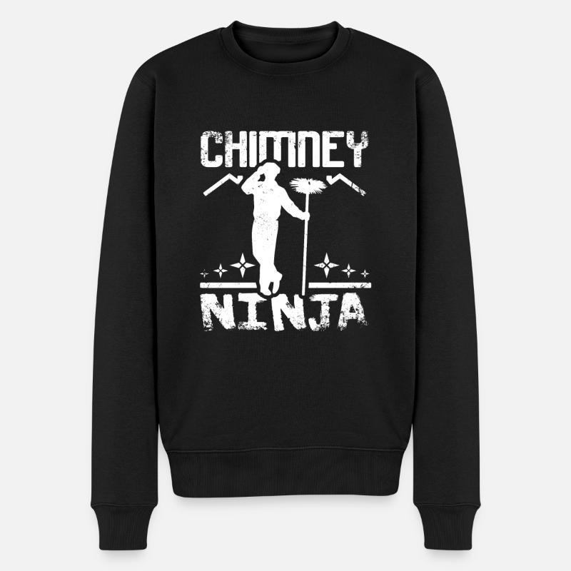 Ramoneur ninja - Pull Premium bio Homme - noir