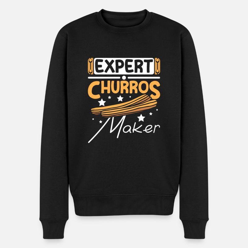 Fabricant expert de churros - Pull Premium bio Homme - noir