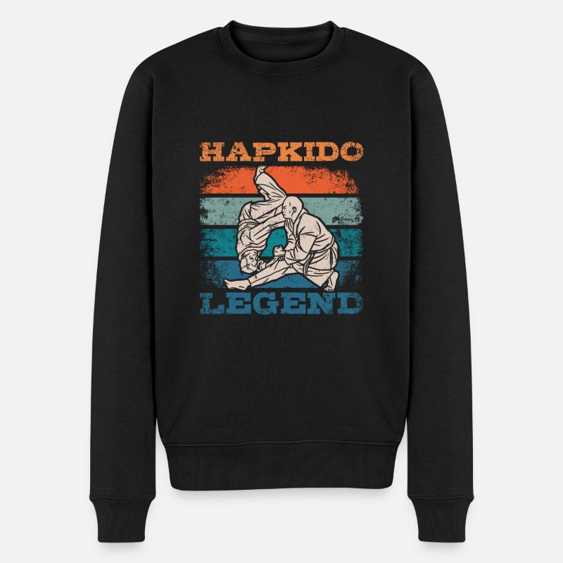 Légende de l’Hapkido - Pull Premium bio Homme - noir
