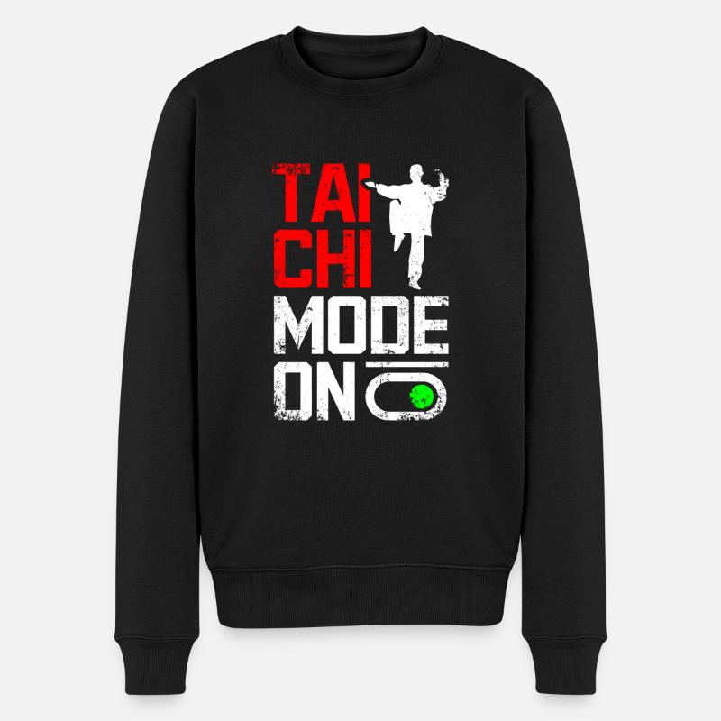 Mode Tai chi activé - Pull Premium bio Homme - noir