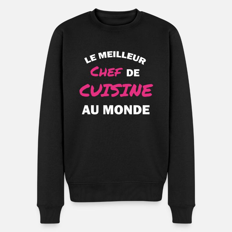 Le Meilleur Chef de Cuisine au Monde - Pull Premium bio Homme - noir