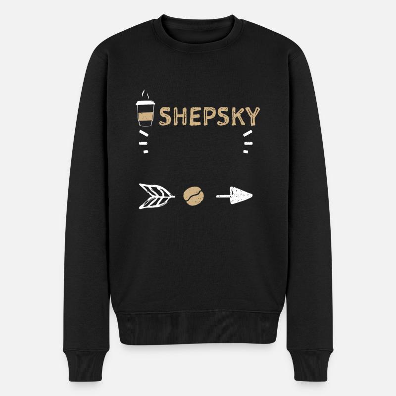 Shepsky - Café - Pull Premium bio Homme - noir