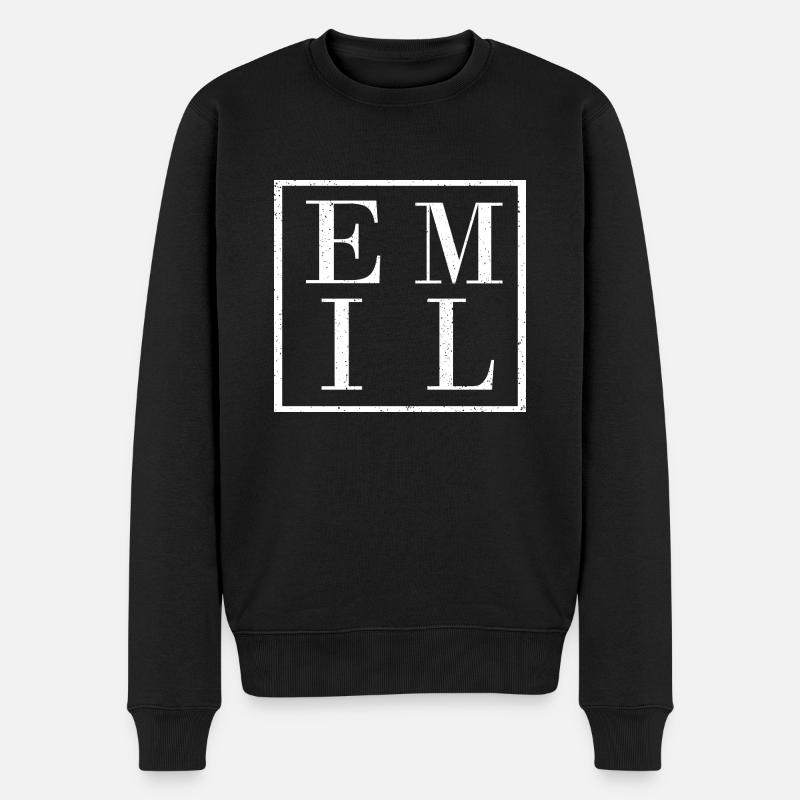 Emil - Pull Premium bio Homme - noir
