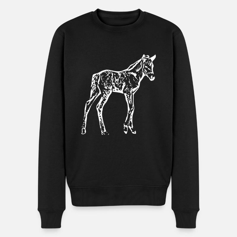 cheval - Pull Premium bio Homme - noir