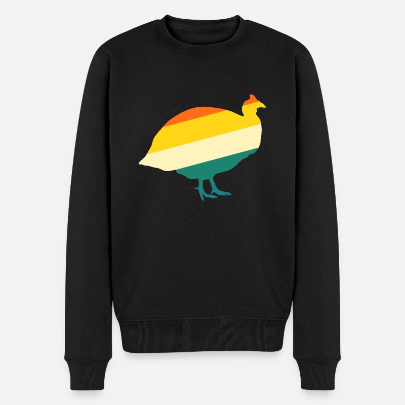 Poules Coq Pintade - Pull Premium bio Homme - noir