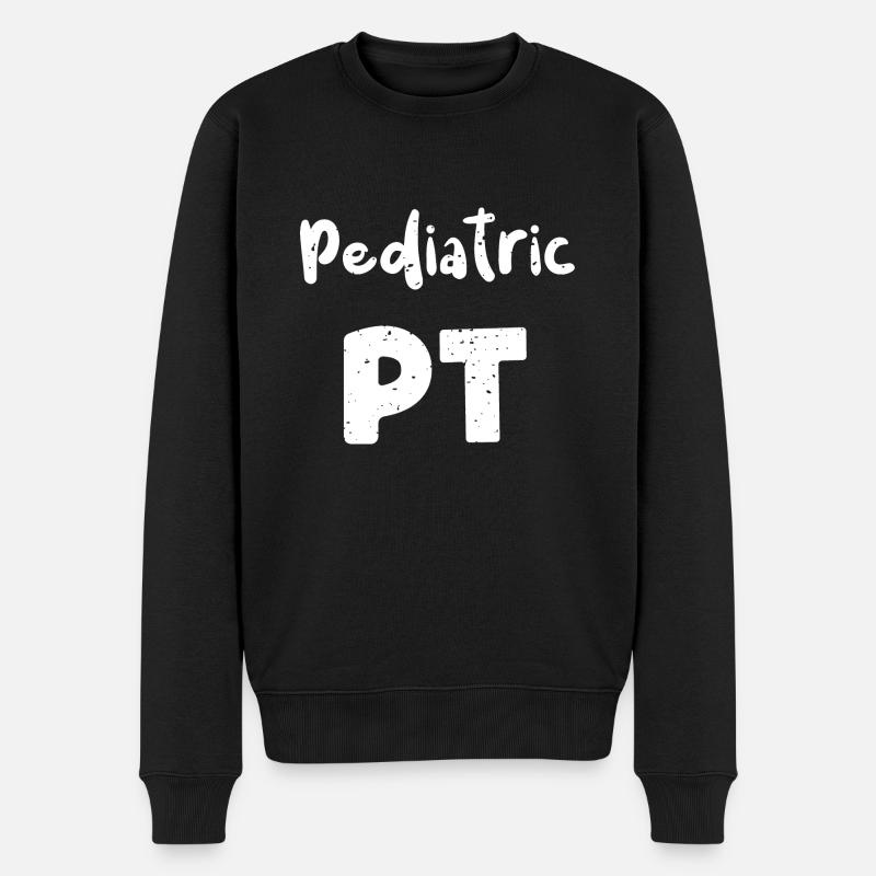 Pédiatrie Pt - Physiothérapeute - Pull Premium bio Homme - noir