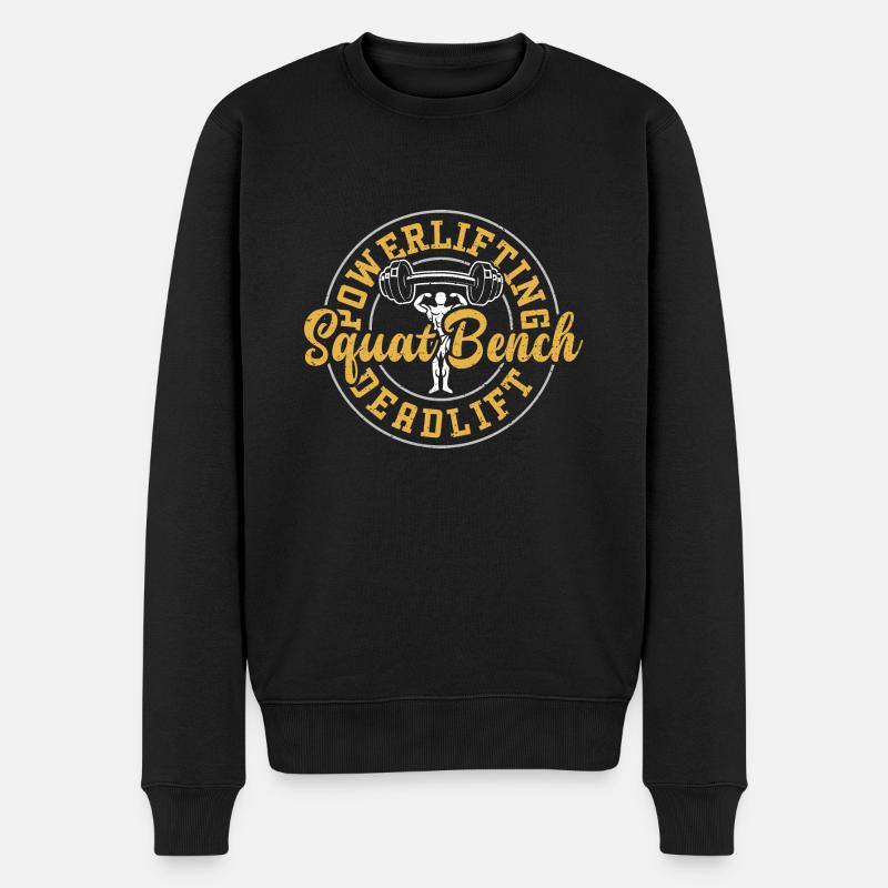Powerlifting Banc de squat Deadlift - Pull Premium bio Homme - noir