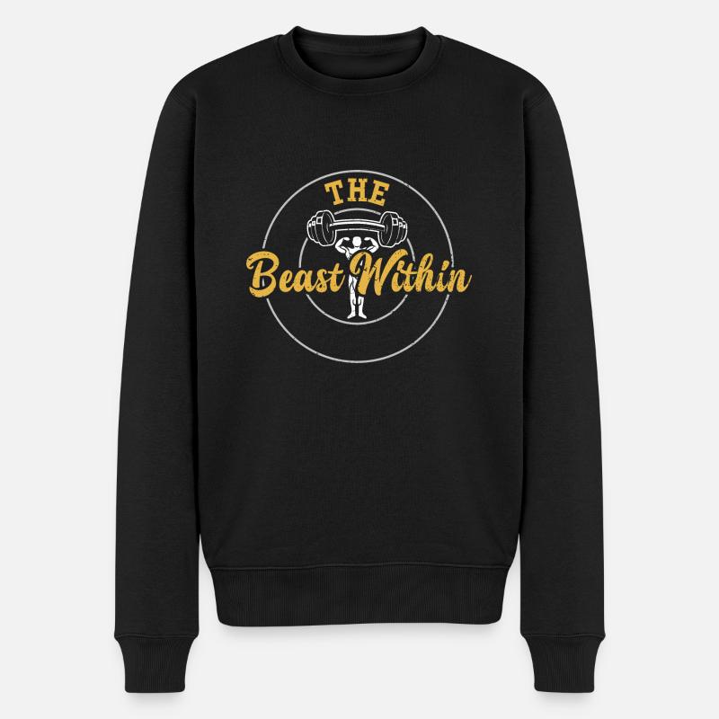 The Beast Within - Gym - Pull Premium bio Homme - noir