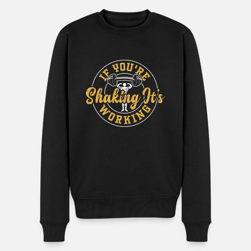 Si vous tremblez, ça marche - Pull Premium bio Homme - noir