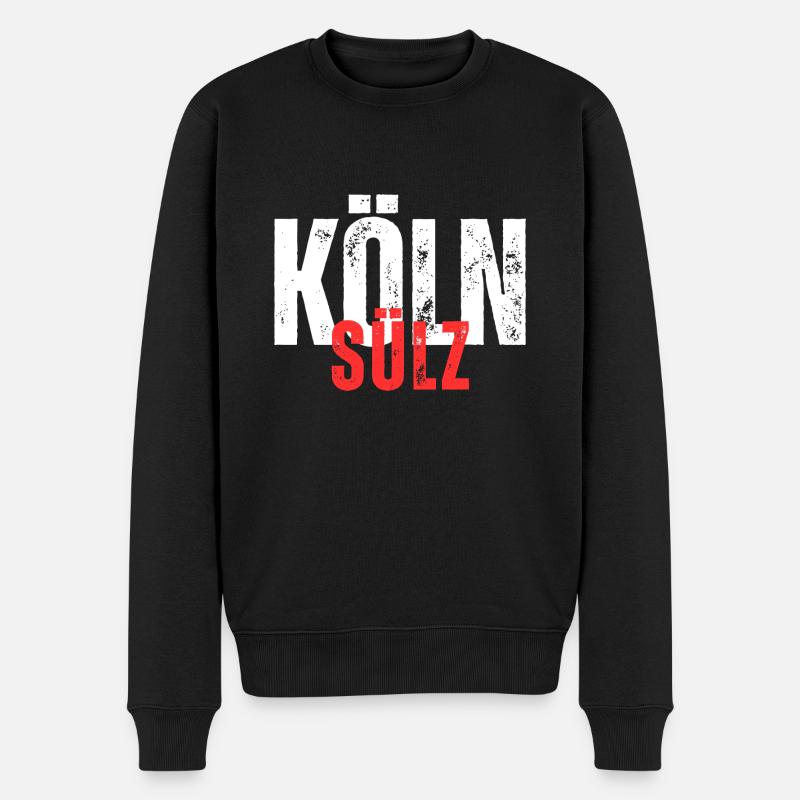 Sülz blanc rouge - Pull Premium bio Homme - noir