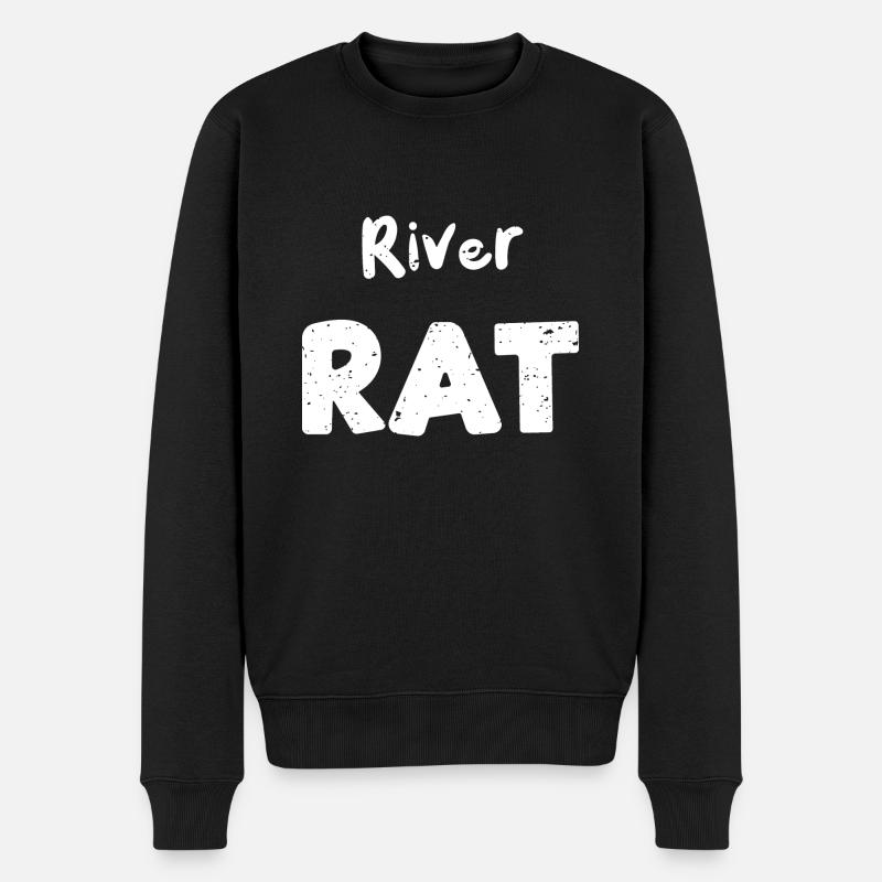 River Rat - Poker - Pull Premium bio Homme - noir