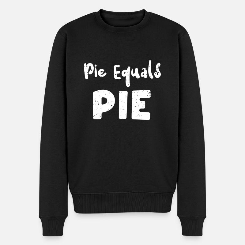 Pie égale tarte - Mathématiques - Pull Premium bio Homme - noir