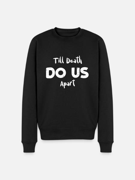 Till Death Do Us Apart - Men's Premium Organic Jumper - black
