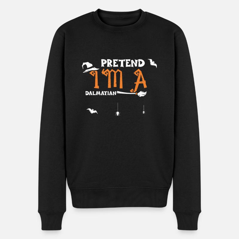 Faites semblant d’être dalmatien - Pull Premium bio Homme - noir