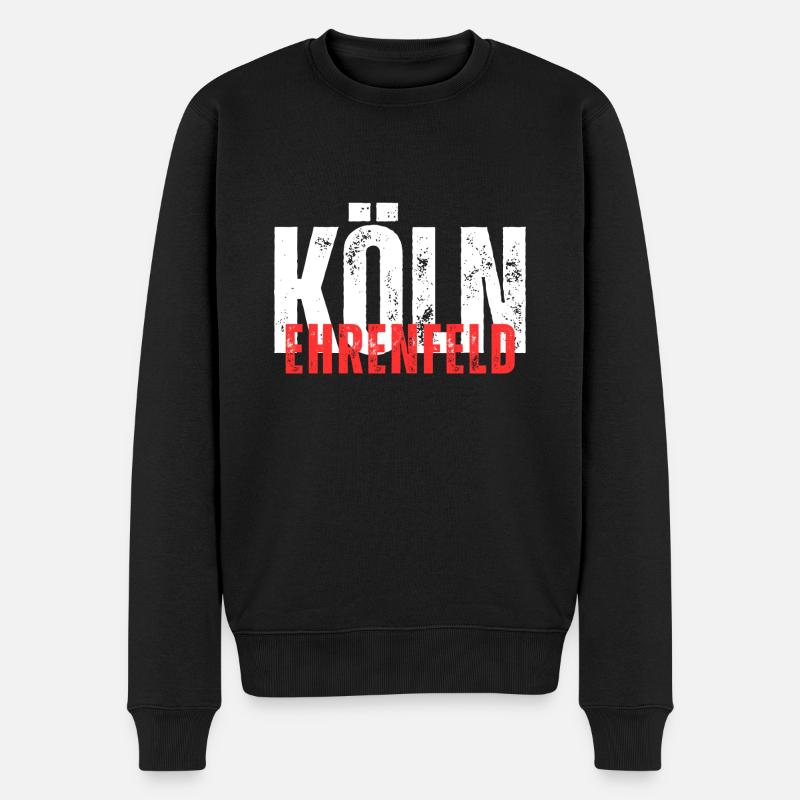 Ehrenfeld blanc rouge - Pull Premium bio Homme - noir