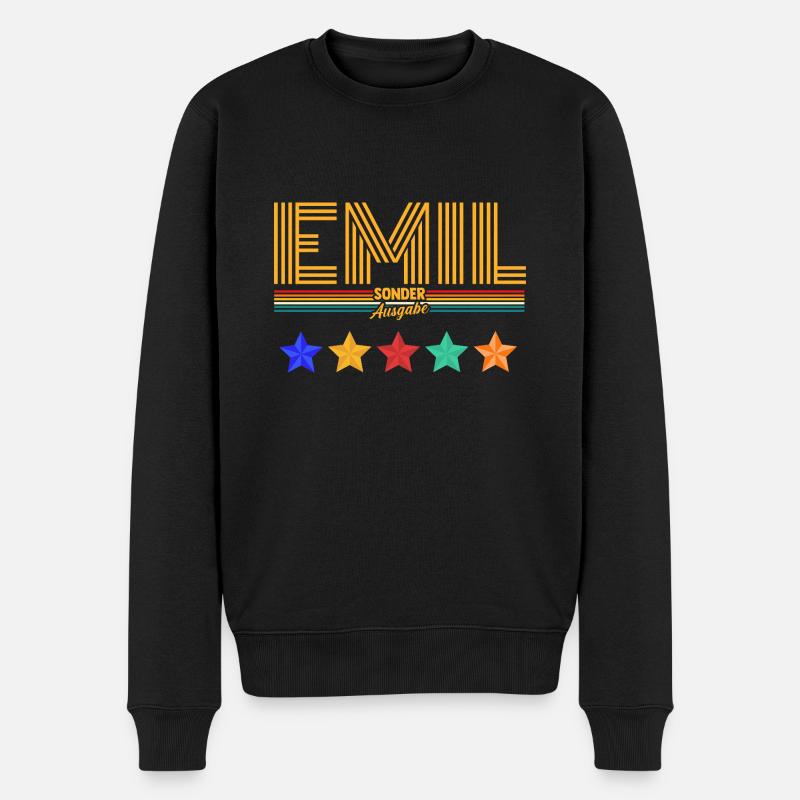 Emil - Pull Premium bio Homme - noir