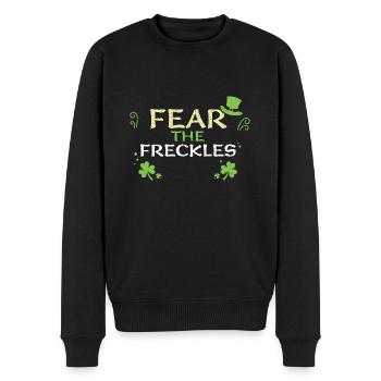 Fear The Freckles - Männer Premium Bio Pullover - Schwarz - Vorne - Nico (187cm)