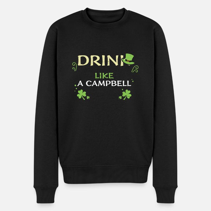 Buvez comme un Campbell - Pull Premium bio Homme - noir