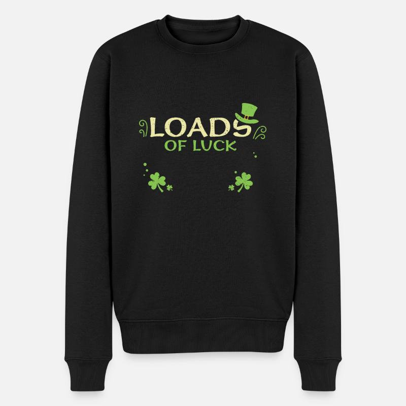 Beaucoup de chance - Saint-Patrick - Pull Premium bio Homme - noir