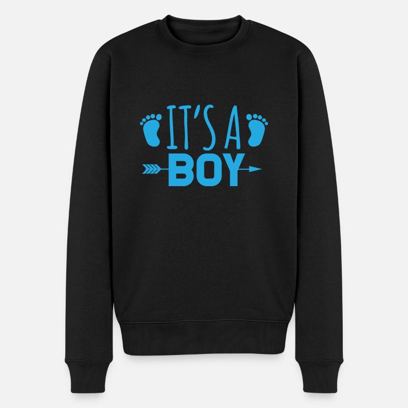 C’est un garçon - Pull Premium bio Homme - noir