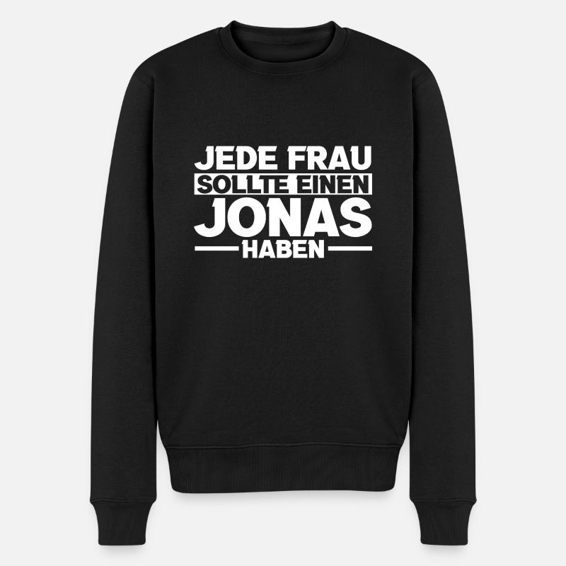 Jonas - Pull Premium bio Homme - noir