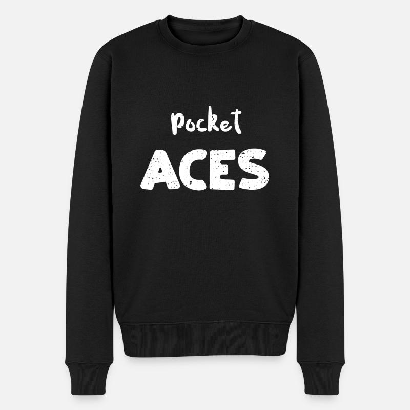 Pocket Aces - Texas - Pull Premium bio Homme - noir