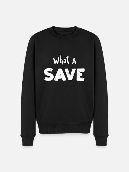 What A Save - Car Guy - Men's Premium Organic Jumper - black