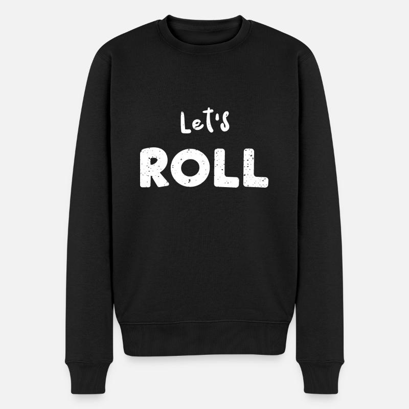 Let’s Roll - Patinage - Pull Premium bio Homme - noir