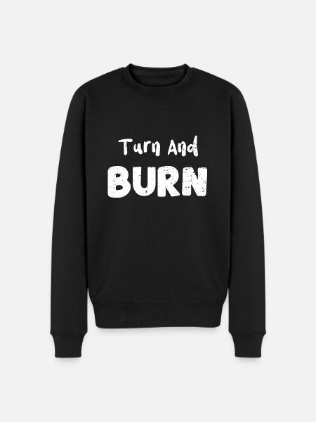Turn And Burn - Course - Pull Premium bio Homme - noir